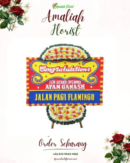 Sewa Papan Bunga Amaroossa Grande Bekasi